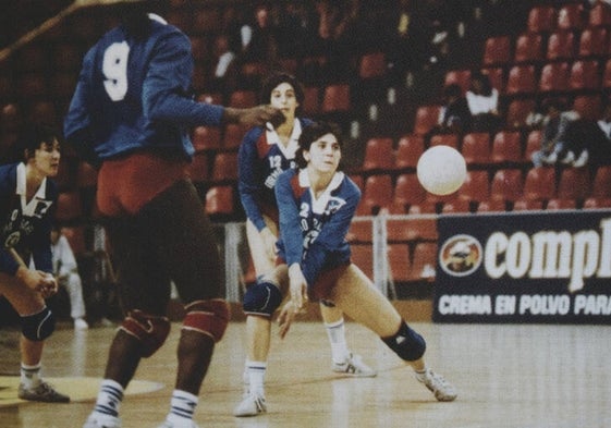 La jugadora de voleibol Pilar Larriba.