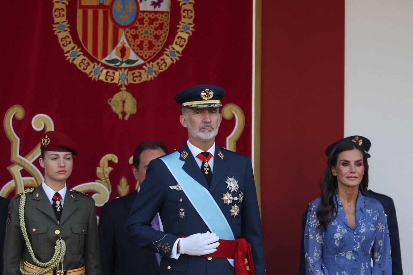 El desfile militar de las Fuerzas Armadas, en imágenes