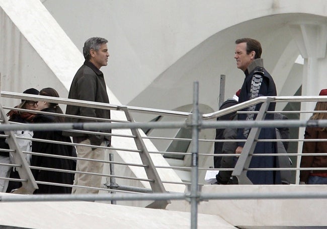 El rodaje de 'Tomorrowland' la película que protagonizaron George Clooney y Hugh Laurie se llevó a cabo en la Ciudad de las Artes y las Ciencias de Valencia.