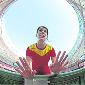 Ruth Beitia: «En Valencia la gente anima al corredor en cada metro. Eso no se paga con dinero»