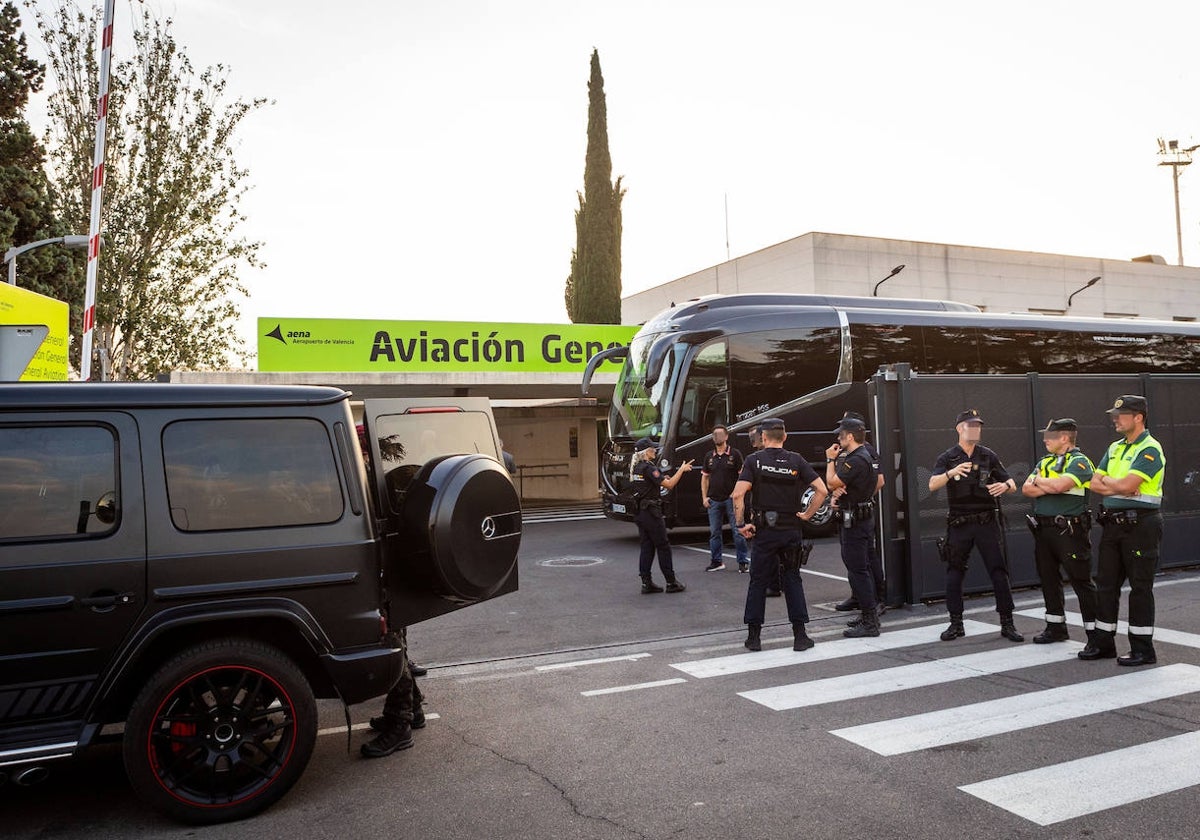 El Maccabi tendrá un dispositivo de seguridad máximo hasta que abandone Valencia.