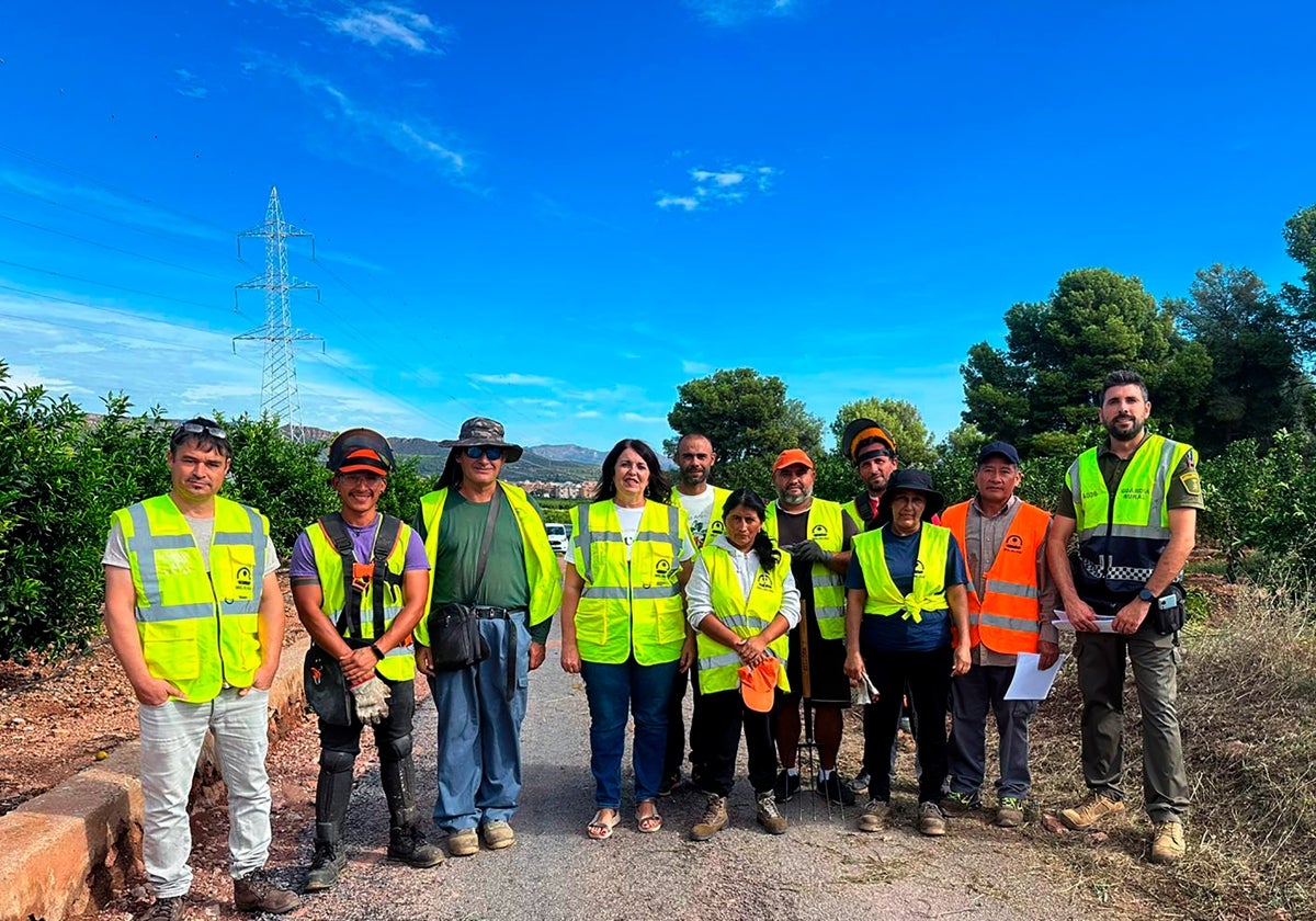 Integrantes plan de empleo agrario.