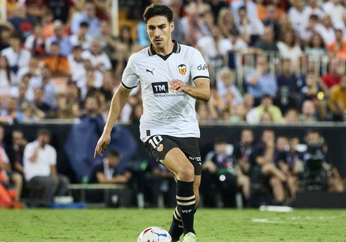 André Almeida, durante el partido ante la Real Sociedad.