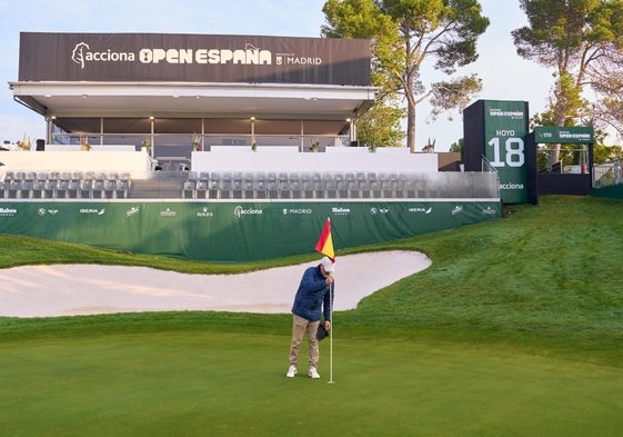 Alfredo Pérez durante el Open de España en Madrid.