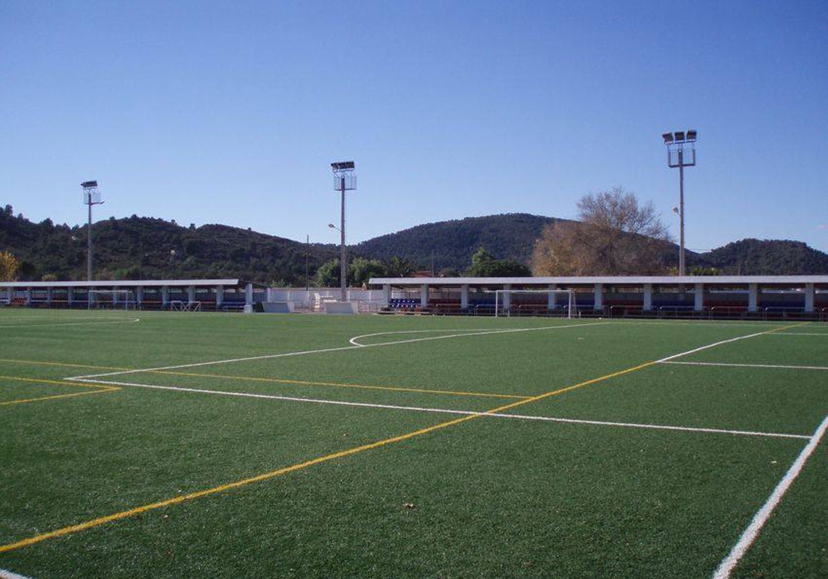 Campo de fútbol Francisco Soriano, donde ocurrieron los hechos.