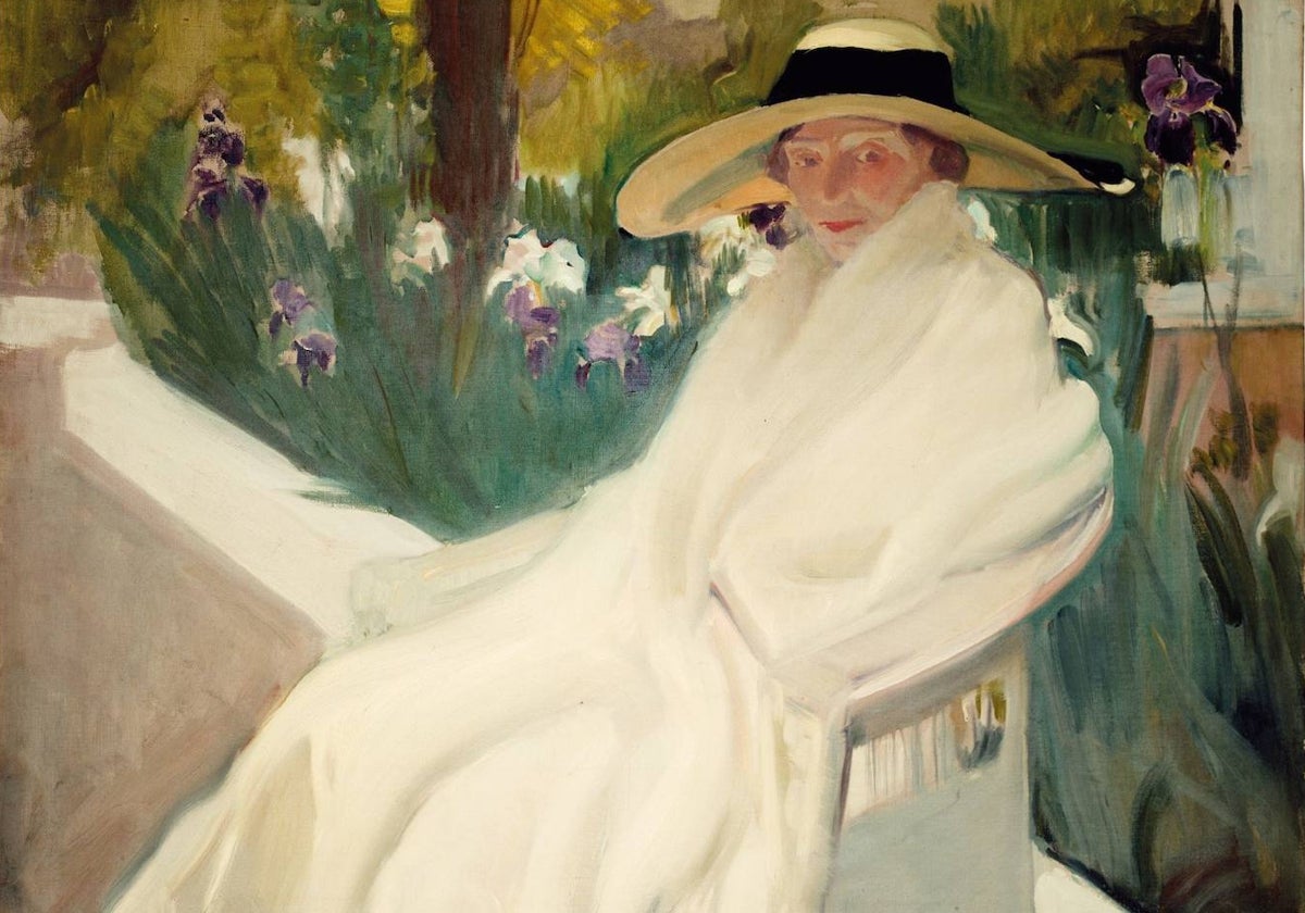 'Clotilde en el jardín', una de las piezas de Sorolla que recalan en Dinamarca.