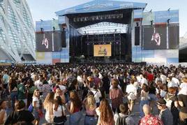 Público en el Festival de les Arts de Valencia.