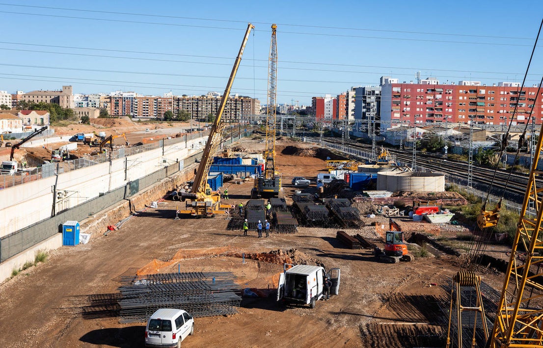 Obras en Valencia | Así van las obras del canal de acceso a Valencia ...