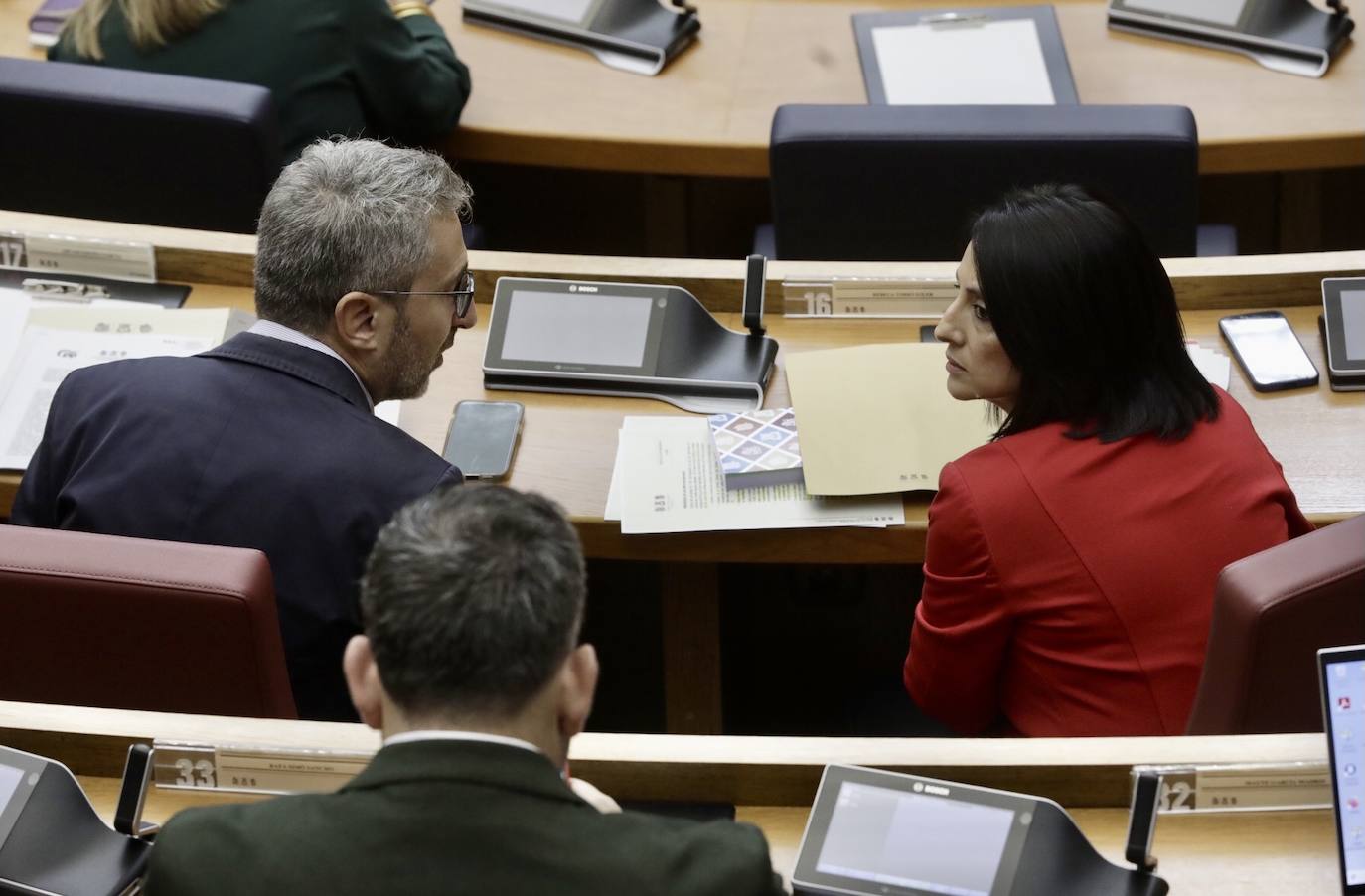 Carlos Mazón se somete a la sesión de control en Les Corts