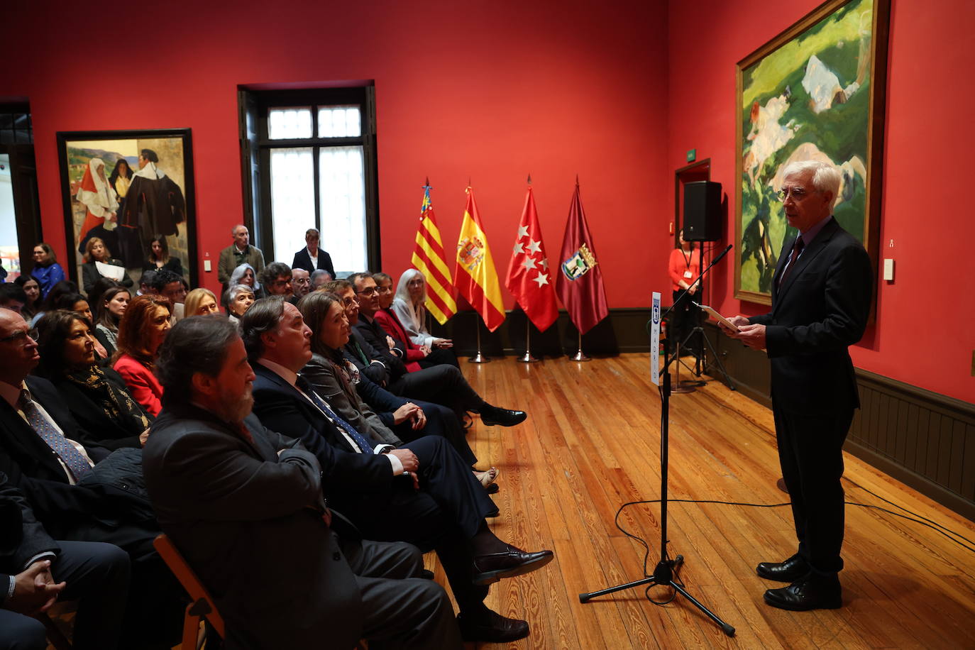 Acto en Madrid para conmemorar el centenario del fallecimiento de Sorolla, en el que ha participado la alcaldesa de Valencia, María José Catalá.