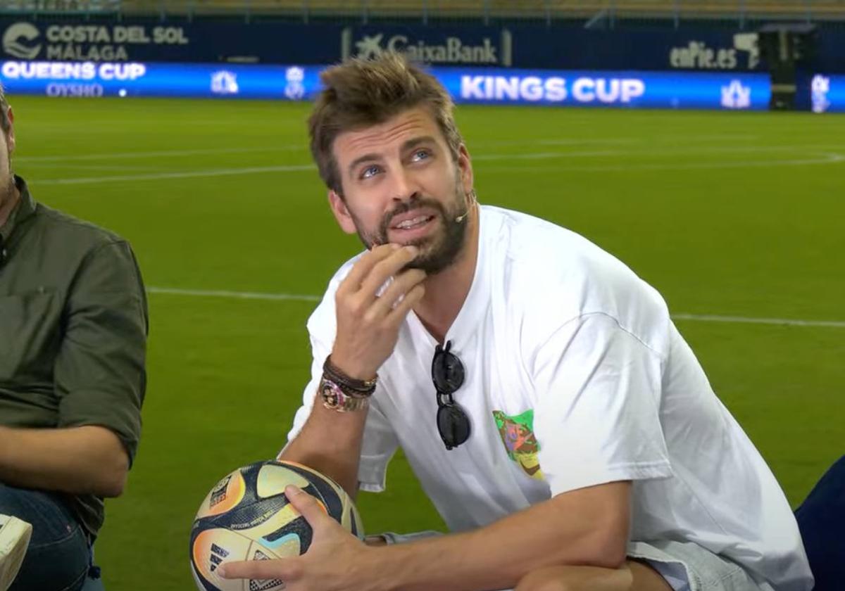 Gerard Piqué durante una rueda de prensa en una imagen de archivo.