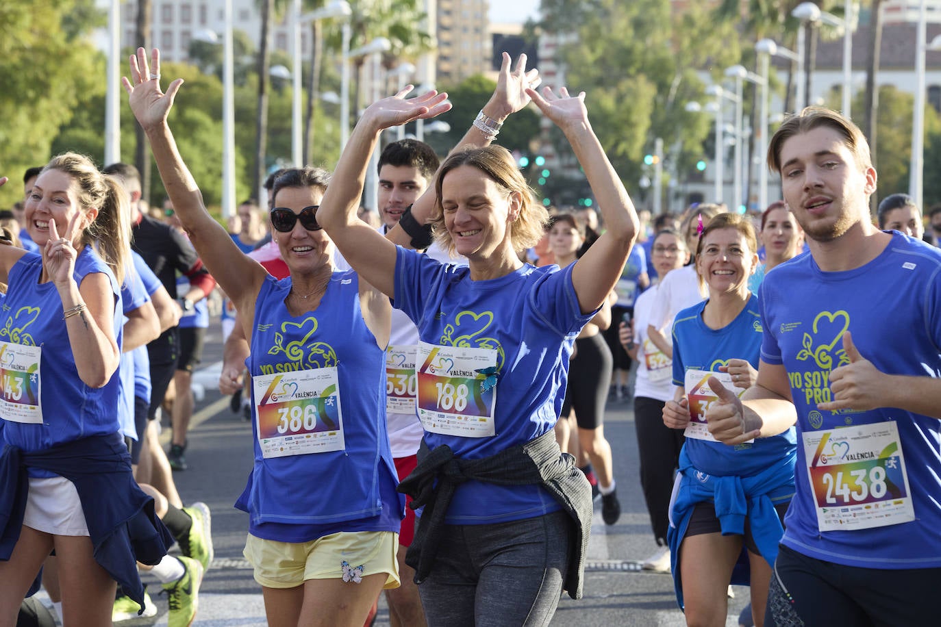 Las mejores imágenes de la Carrera contra el Cáncer 2023