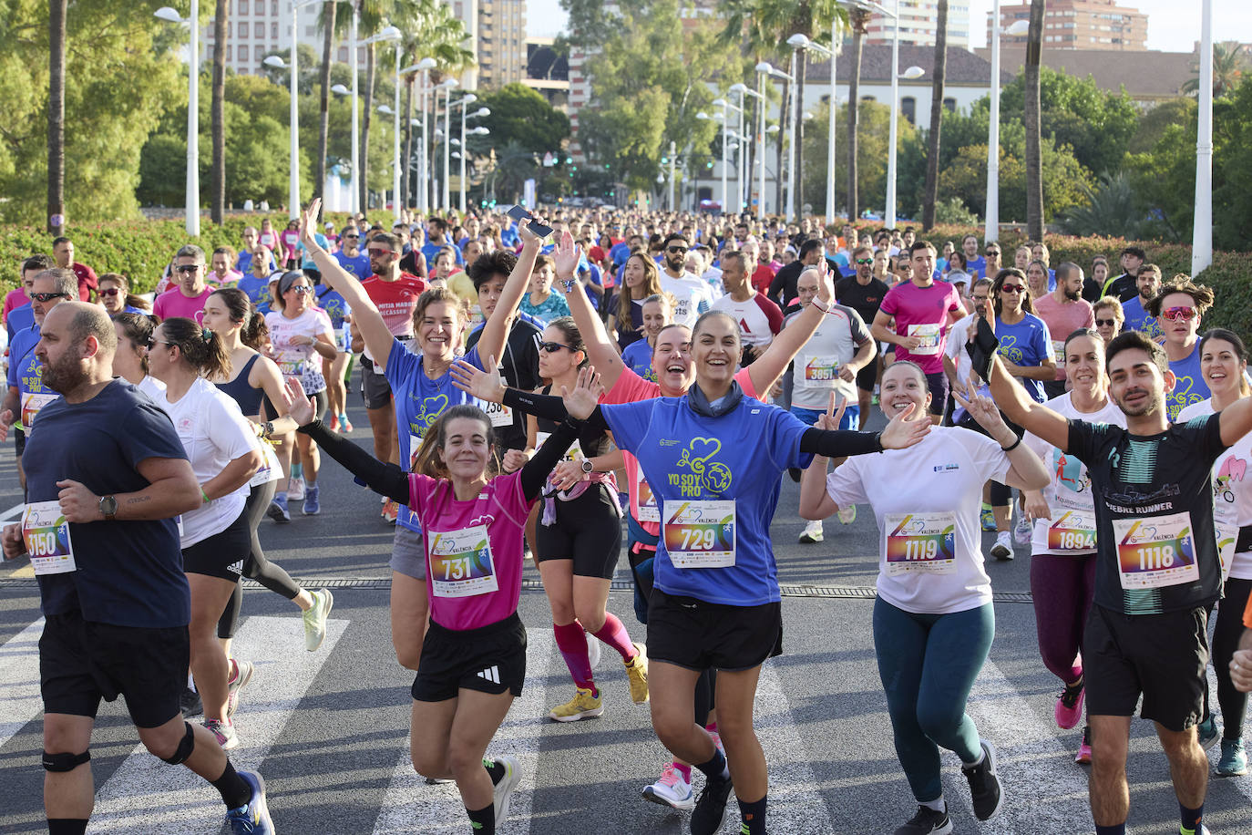 Las mejores imágenes de la Carrera contra el Cáncer 2023