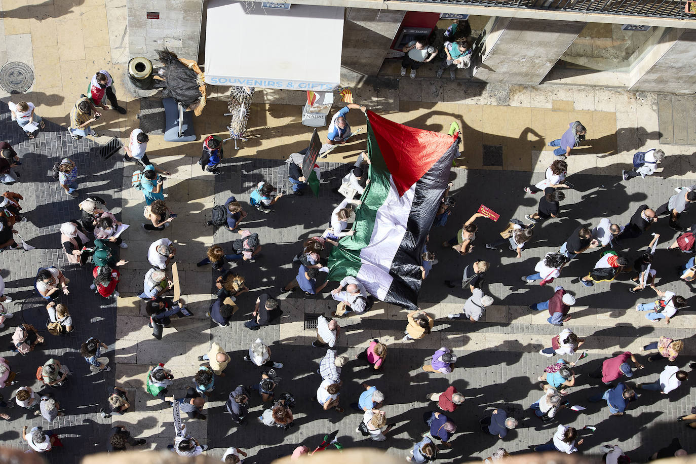 Miles de personas se manifestan en Valencia a favor de Palestina