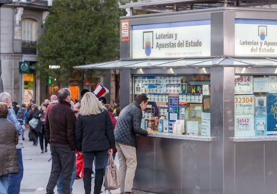 Una administración de Loterías y Apuestas del Estado, en una imagen de archivo.