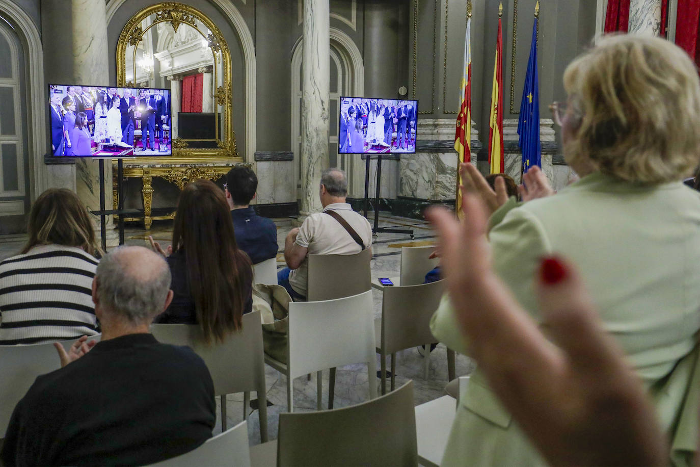 Así se ha vivido la jura de la princesa Leonor en el Ayuntamiento de Valencia