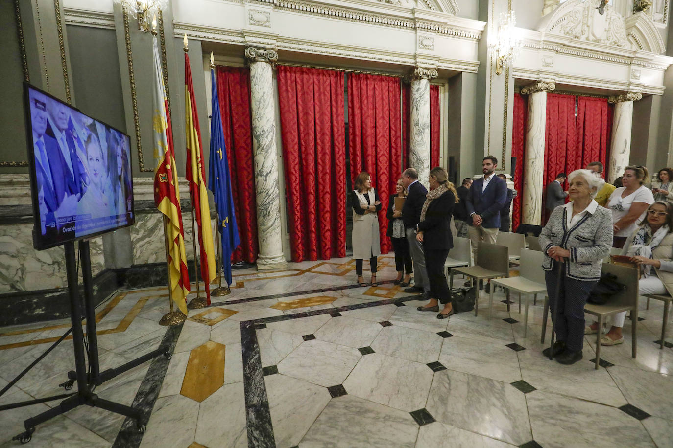 Así se ha vivido la jura de la princesa Leonor en el Ayuntamiento de Valencia