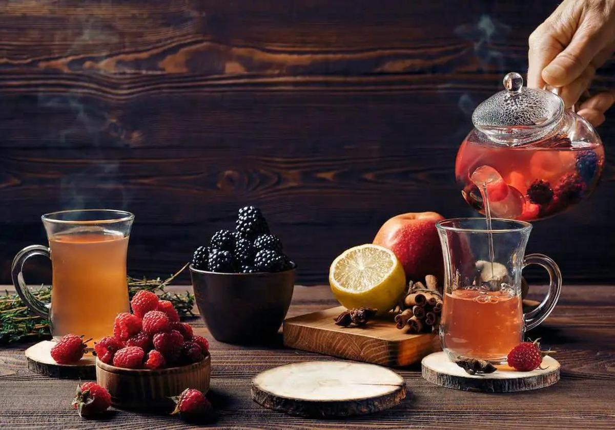 Las infusiones naturales son perfectas para tomar durante el día y controlar el hambre.