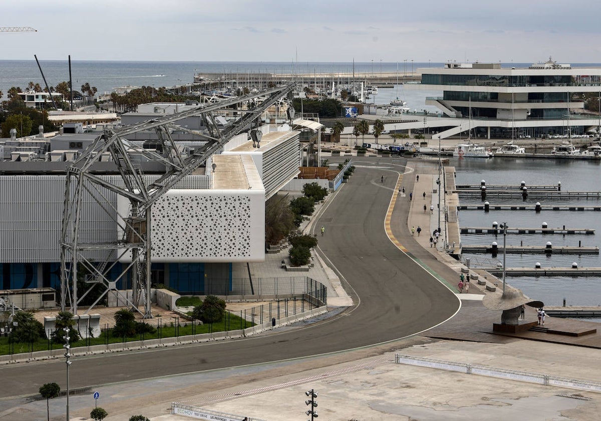 Instalaciones de la Marina de Valencia.