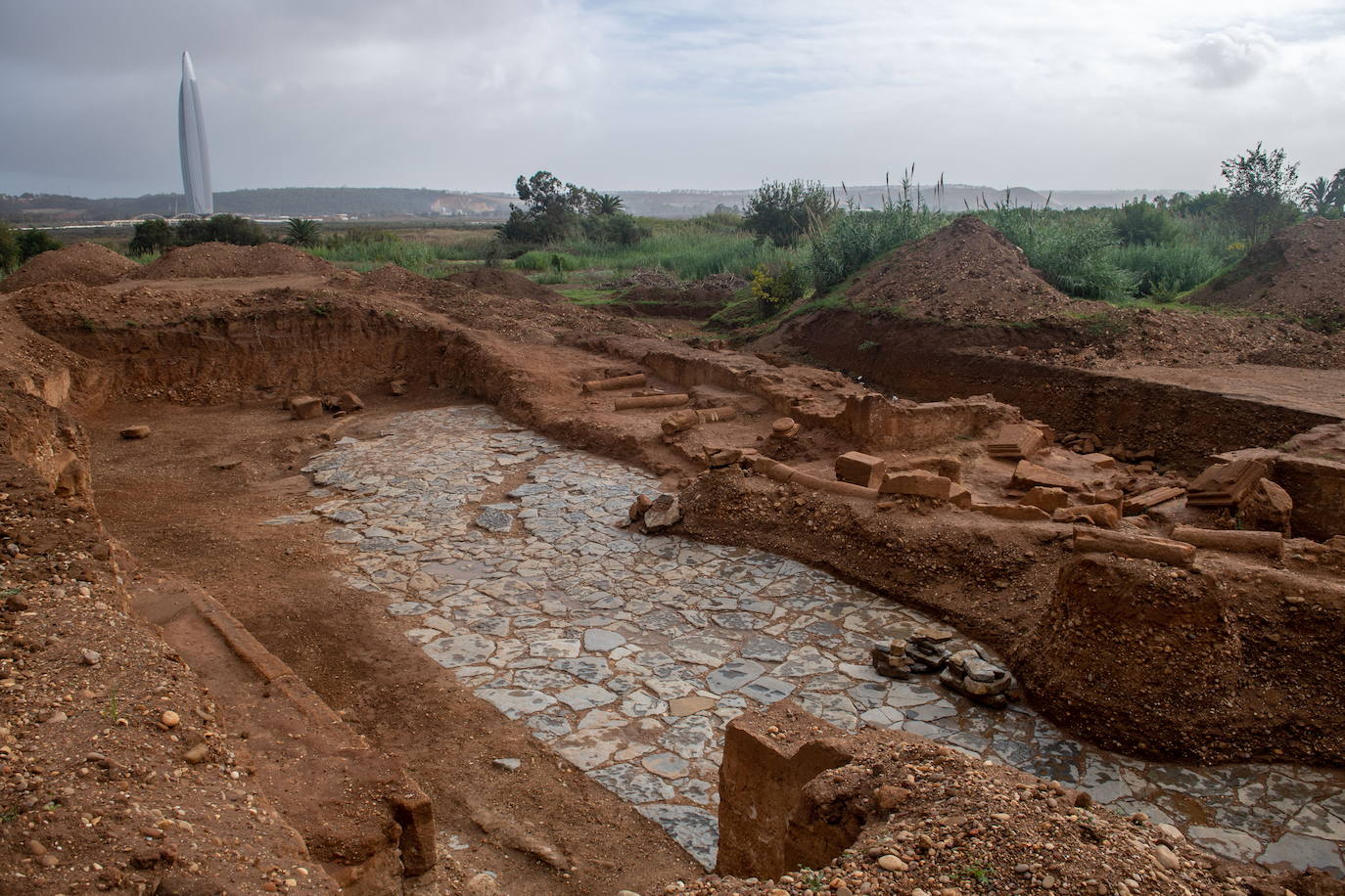 Gran hallazgo en Rabat: Descubren un antiguo barrio portuario con termas y una necrópolis