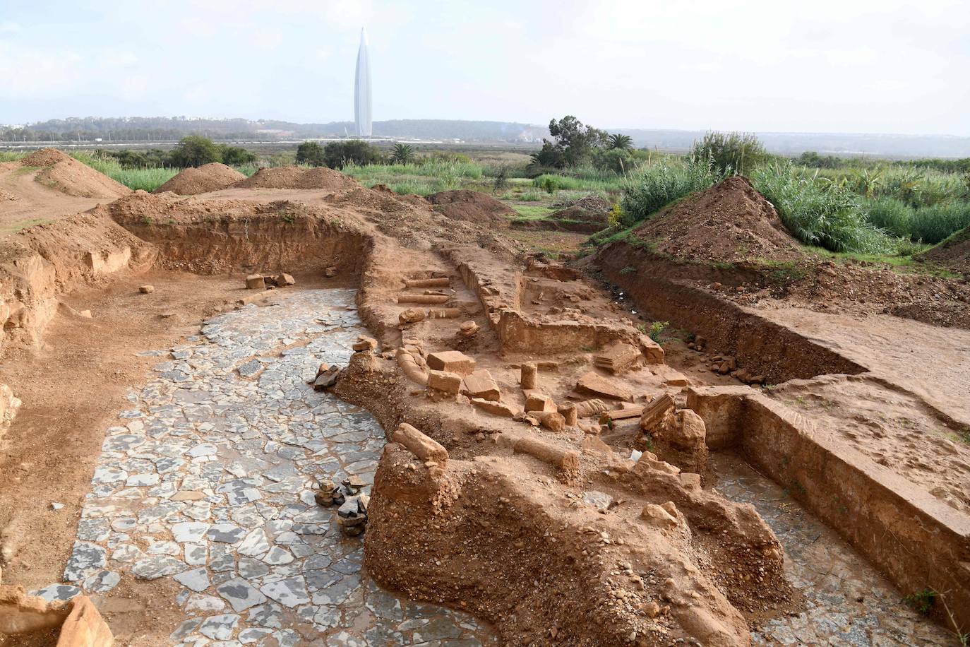 Gran hallazgo en Rabat: Descubren un antiguo barrio portuario con termas y una necrópolis