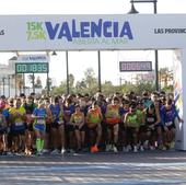 Hicham Sigueni bate el récord de la 15K Valencia Abierta al Mar