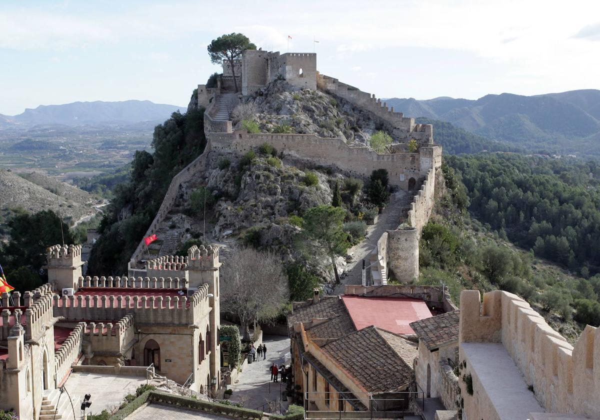 El castillo de Xátiva.