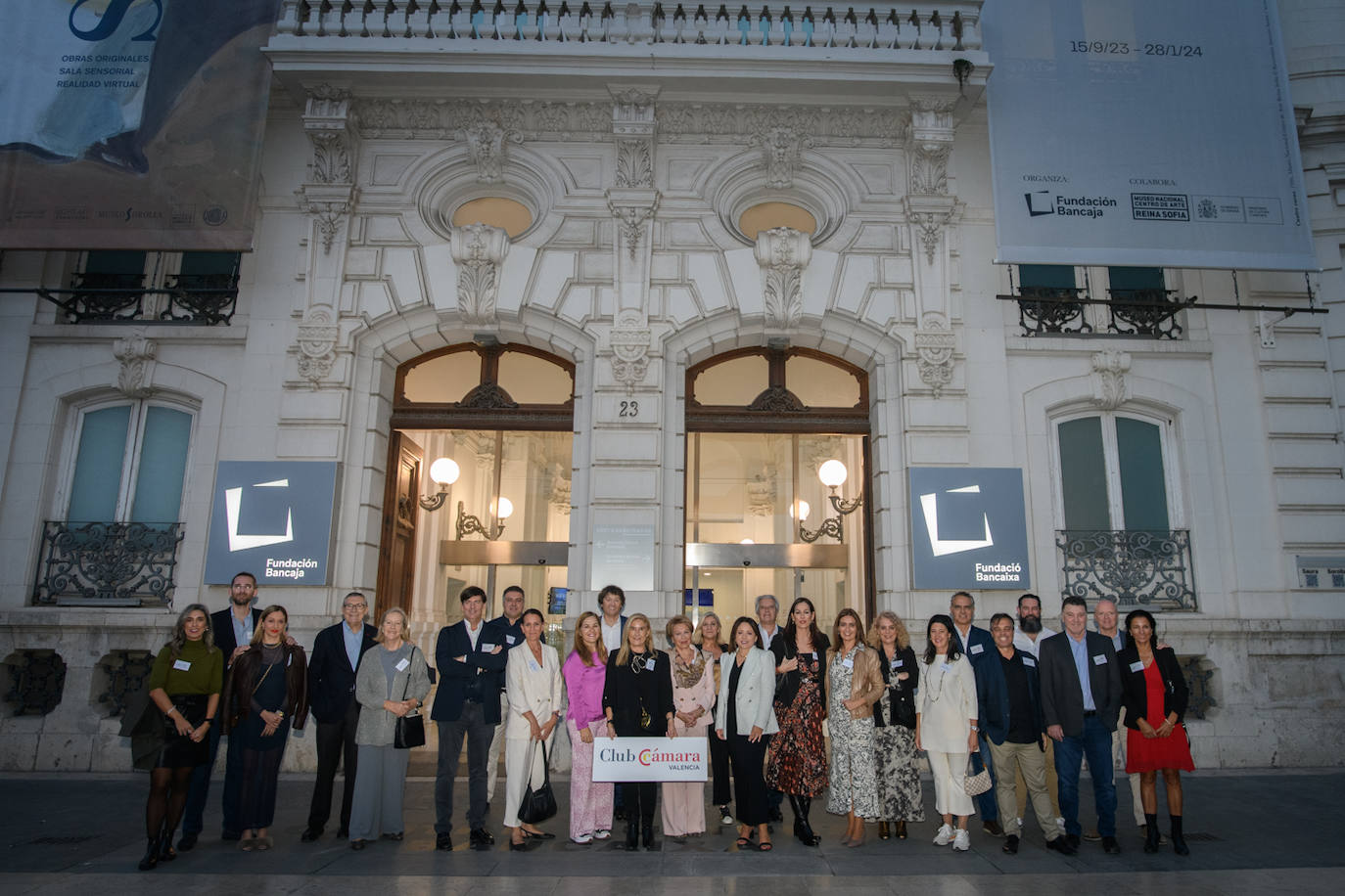 Visita del Club Cámara a la exposición de Sorolla en el Centro Cultural Bancaja.