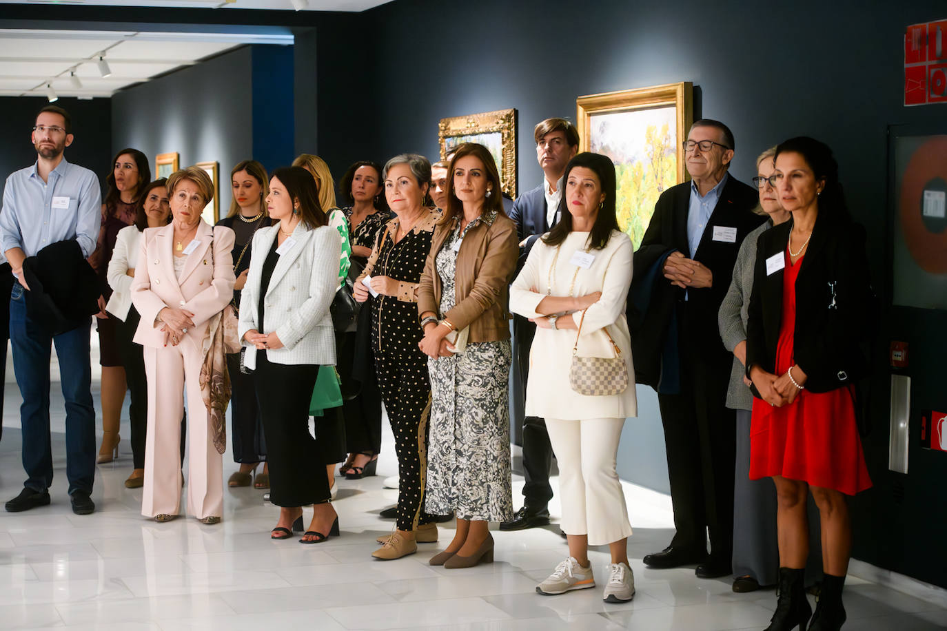 Visita del Club Cámara a la exposición de Sorolla en el Centro Cultural Bancaja.