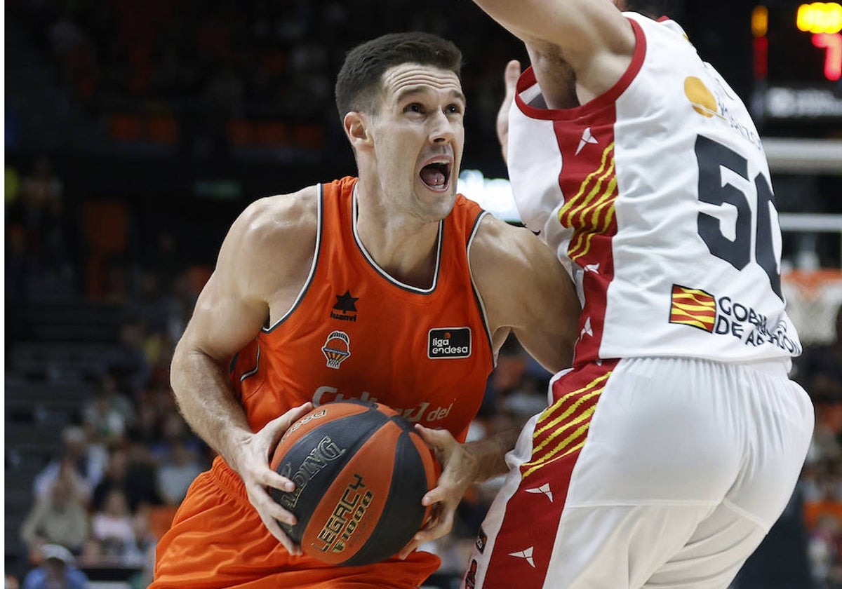 López-Arostegui fue el mejor jugador del Valencia Basket.