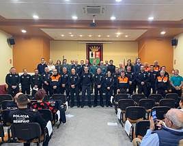 Celebración del Día de la Policía en Benifaió.