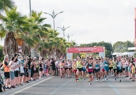 Salida del Medio Maratón de Paterna del año pasado.