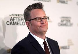 El actor Matthew Perry en una de sus últimas apariciones públicas.