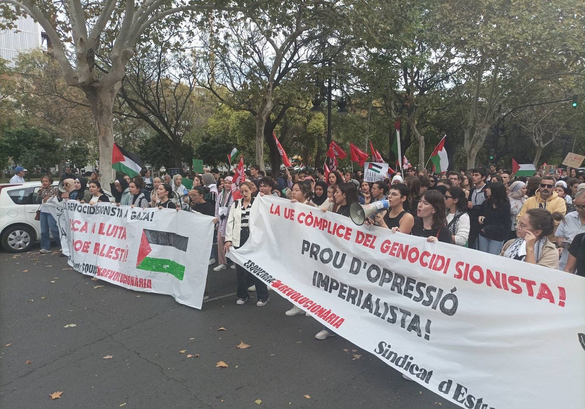 Manifestación convocada por el Sindicato de Estudiantes el pasado 26 de octubre.