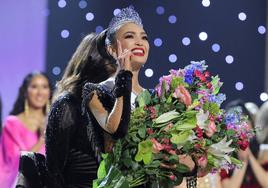 La estadounidense R'Bonney Gabriel en la anterior edición de Miss Universo.