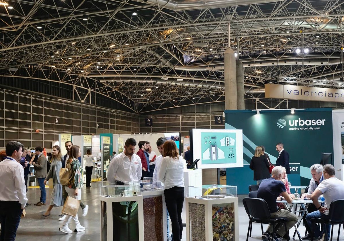 Ambiente en Feria Valencia durante la celebración de Ecofira y EGEC.