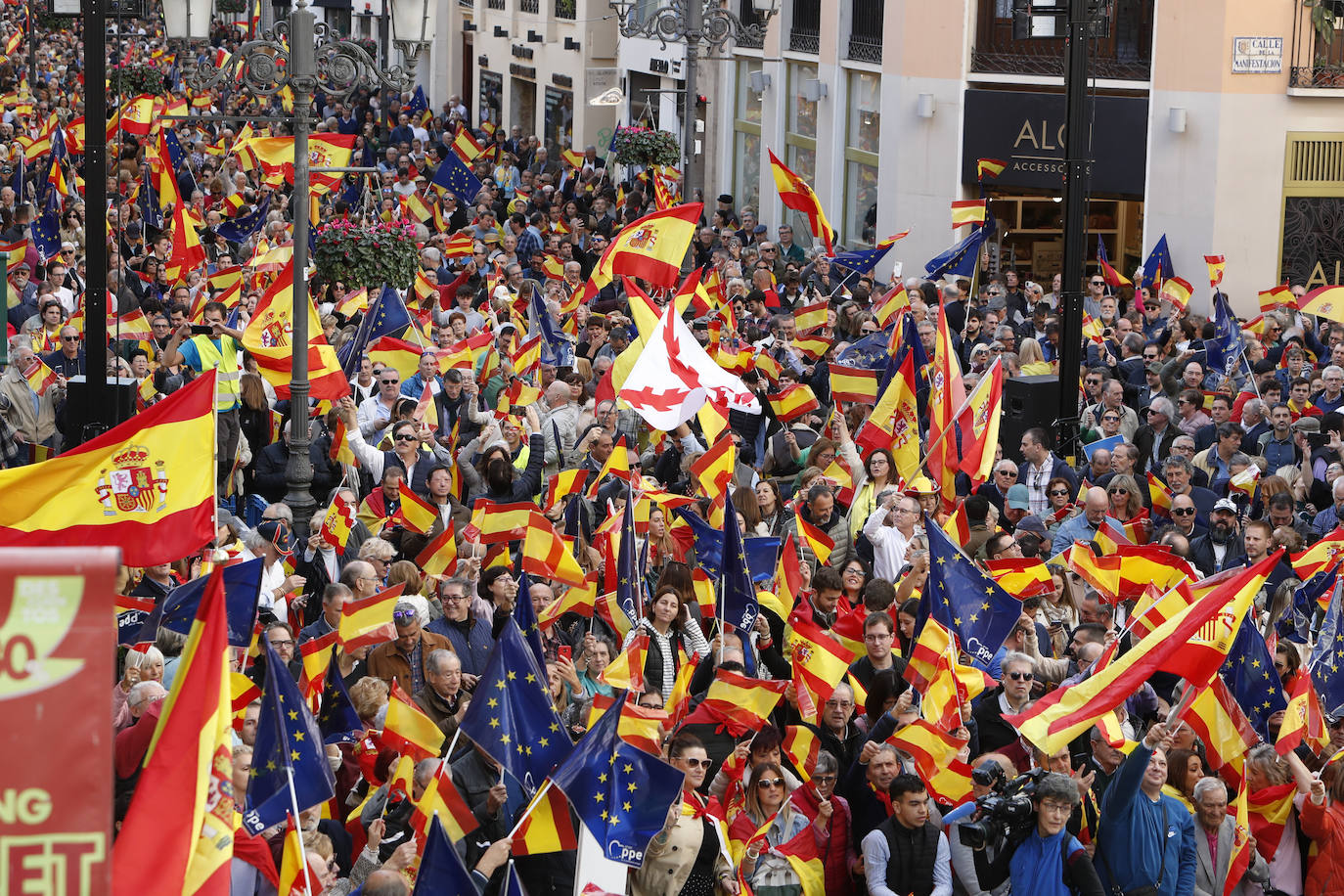 Una manifestación contra la amnistía en Madrid.