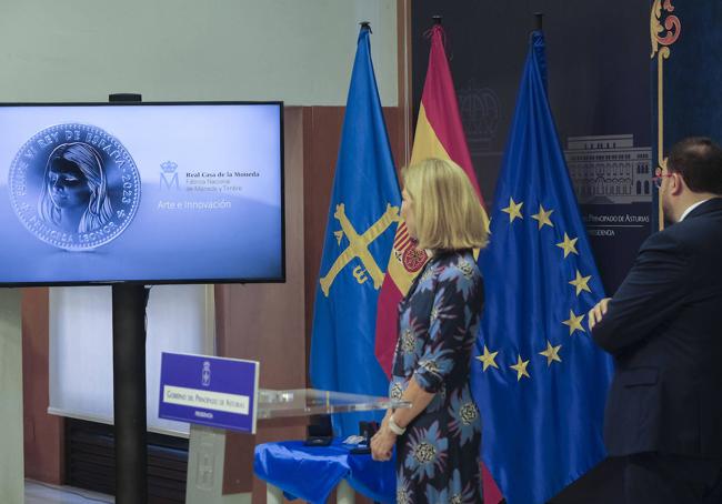 Presentación de la moneda de la princesa Leonor.