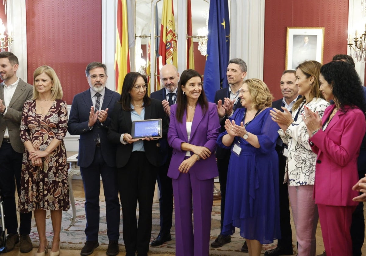 Merino presenta los presupuestos en Les Corts, hace dos semanas.