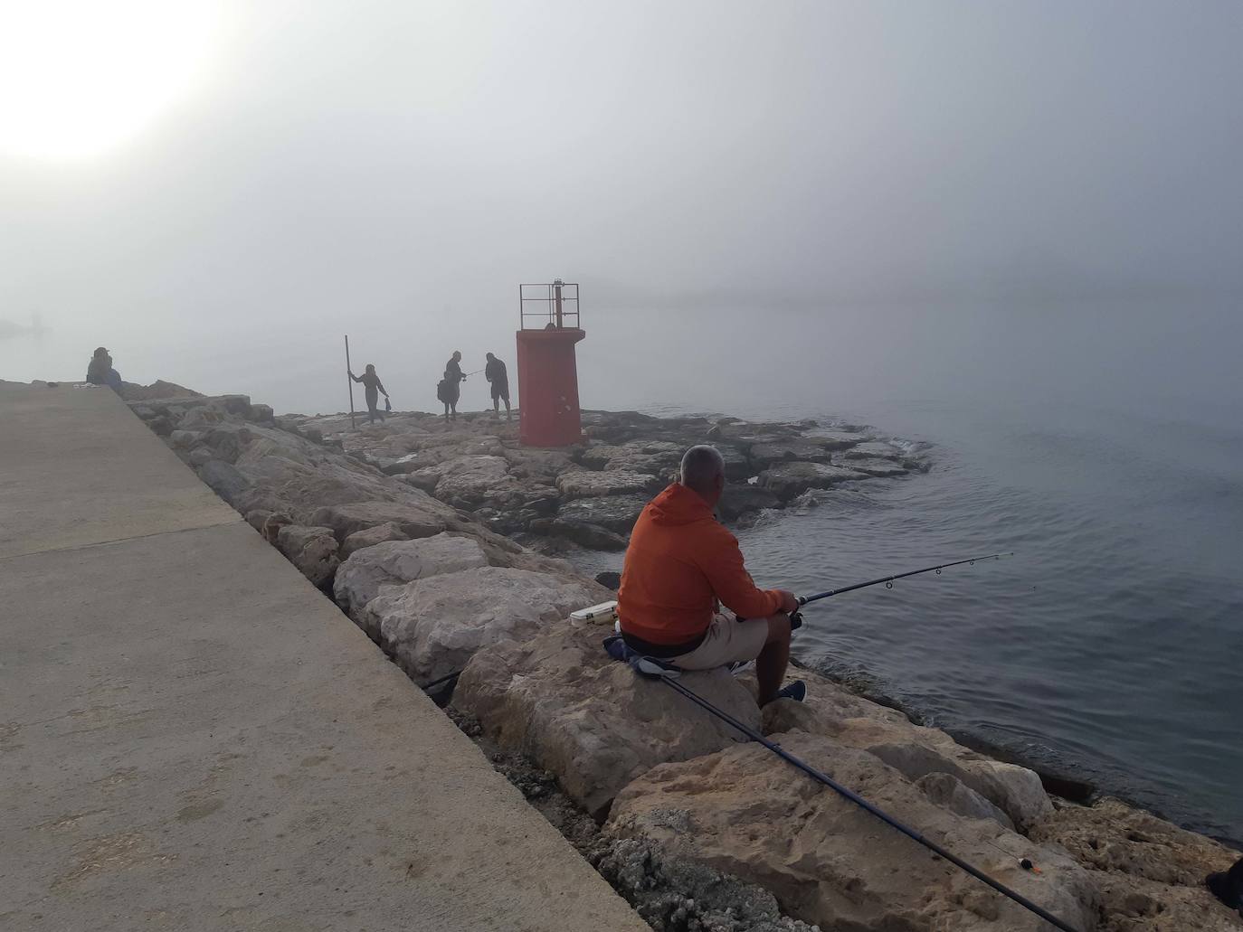 La niebla cubre Dénia