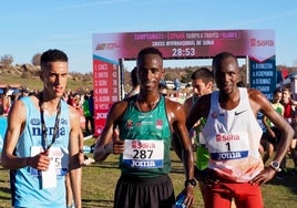 Rodrigue Kwizera, atleta de Burundi que entrena en Castellón y ganador del Cross Internacional de Soria.