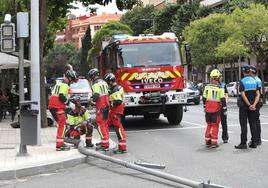 Unos bomberos en una imagen de archivo.