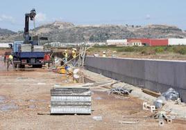 Terrenos de la gigafactoria de Volkswagen en Sagunto.