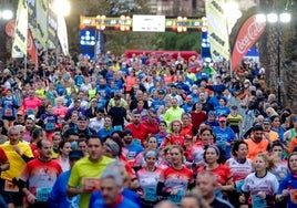 Participantes en la Benidorm Half de 2022.