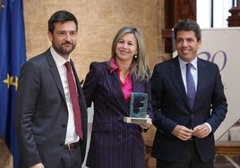 Oriol Aspachs, Olga García y Carlos Mazón.