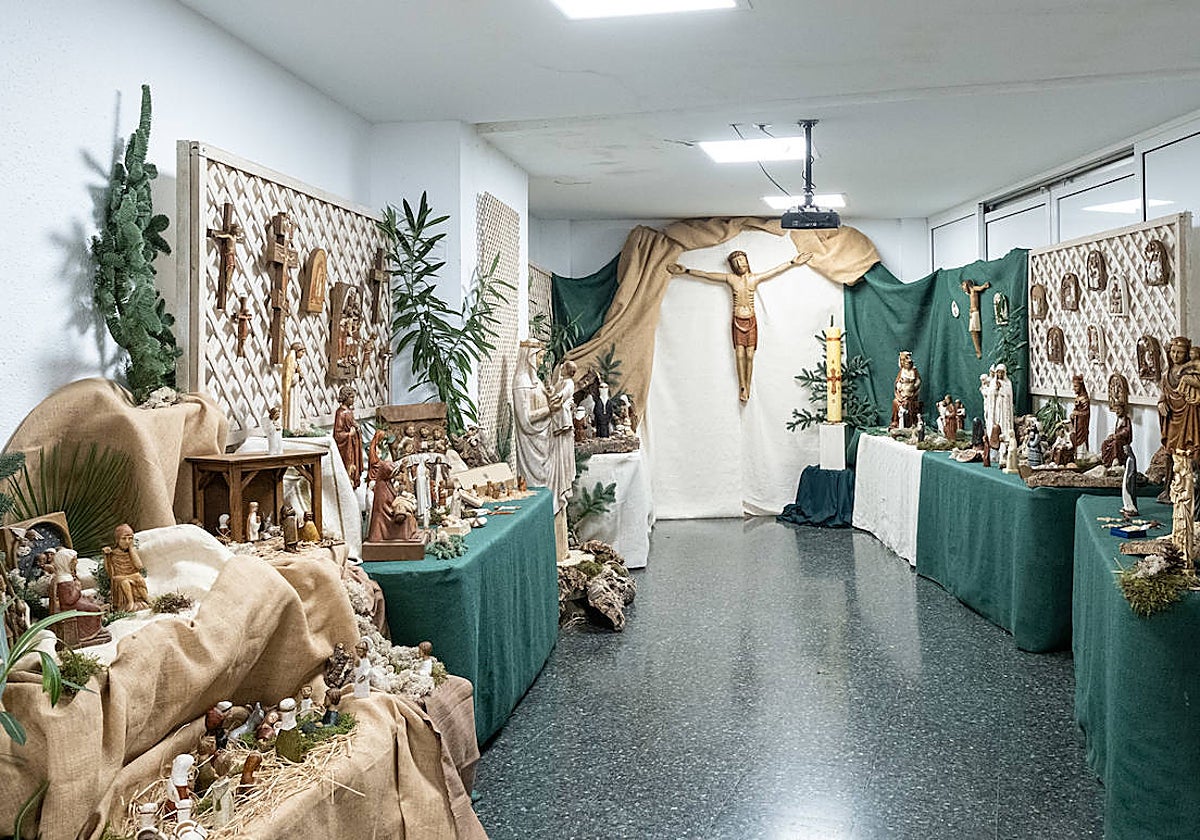 Una vista de la muestra.