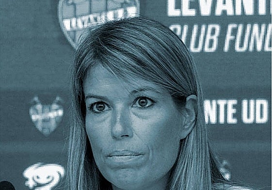 Maribel Vilaplana, como portavoz del Levante.