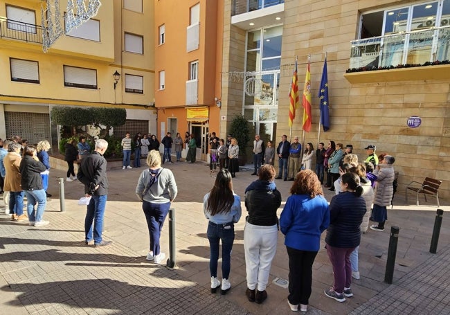 La concentración que ha tenido lugar en Calp.