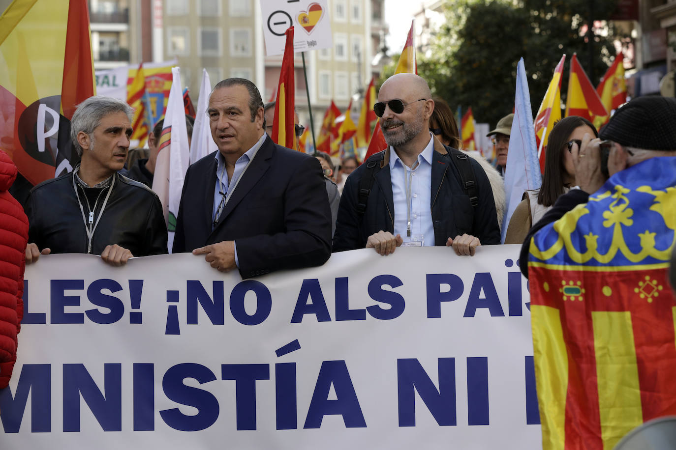 Manifestación contra la amnistía en Valencia