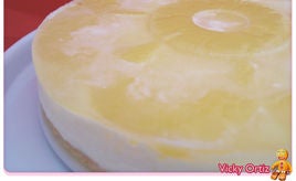 Cocina con Vicky: Tarta semifría de piña